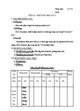 Iáo án Tin học Lớp 6 - Tiết 36 Kiểm tra học kì I (Lí thuyết) - Trường THCS Herman Gmeiner Vinh - Năm học 2016-2017